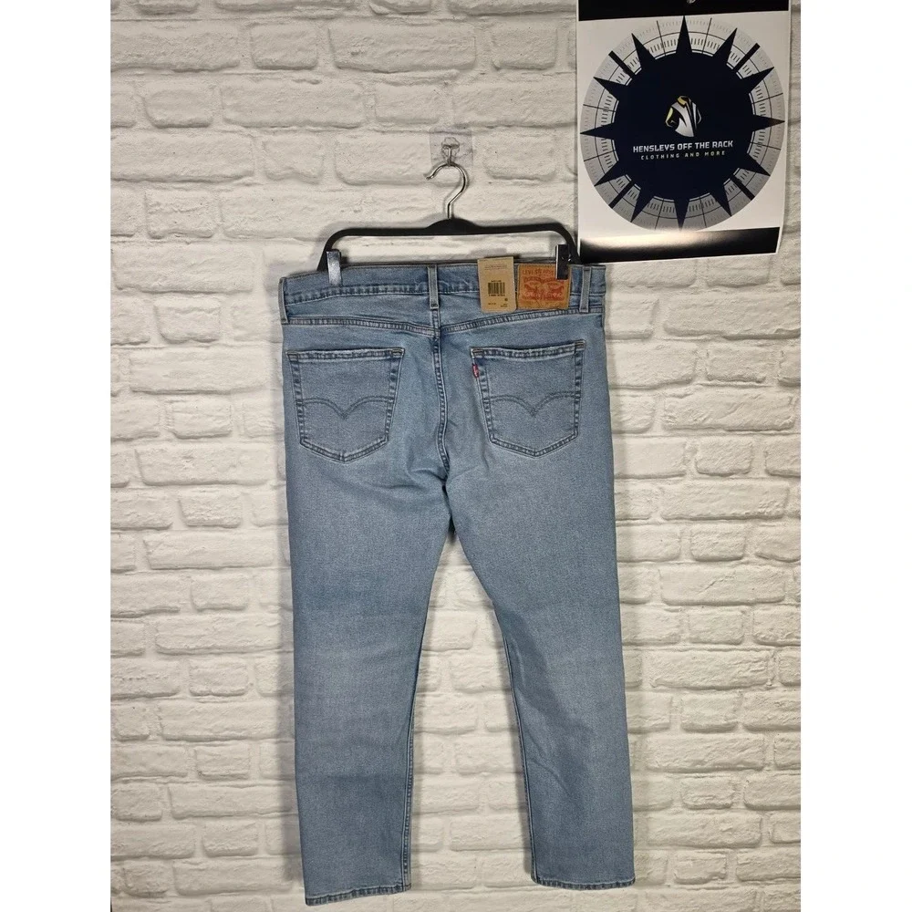 Levis 511 Slim Fit Jeans Mens 36x30 Light Wash Blue Stretch Denim 045111432